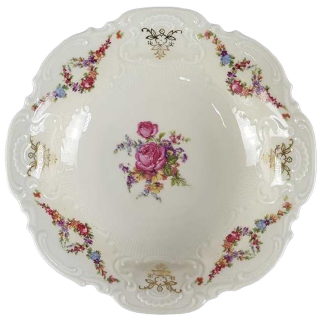 [458110554] Schale Prunkschale 19,5 cm Schirnding Bavaria Elfenbein gebraucht - gut