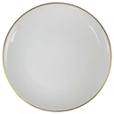 Speiseteller Essteller Goldrand 24,6 cm Fürstenberg Schloß 644 0801 gebraucht - gut