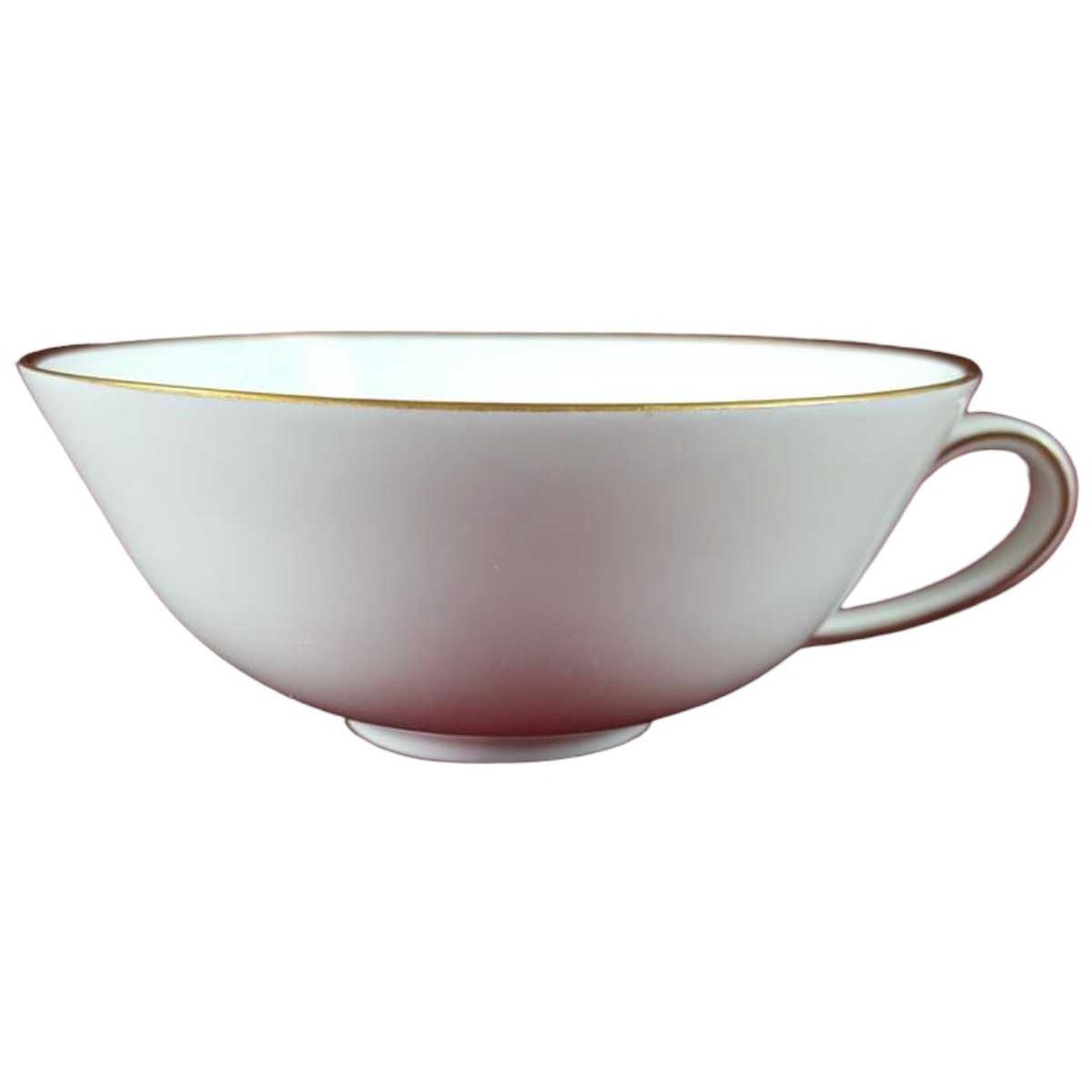 [458110596] Teetasse Tasse Goldrand Fürstenberg Schloß 644 0801 gebraucht - sehr gut