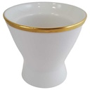 Eierbecher Goldrand Rosenthal Form 2000 3 mm gebraucht - sehr gut