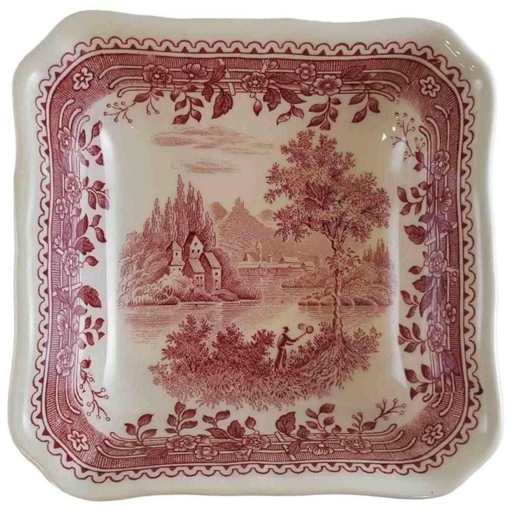 [45811077] Schale Villeroy & Boch Burgenland Rot gebraucht - gut