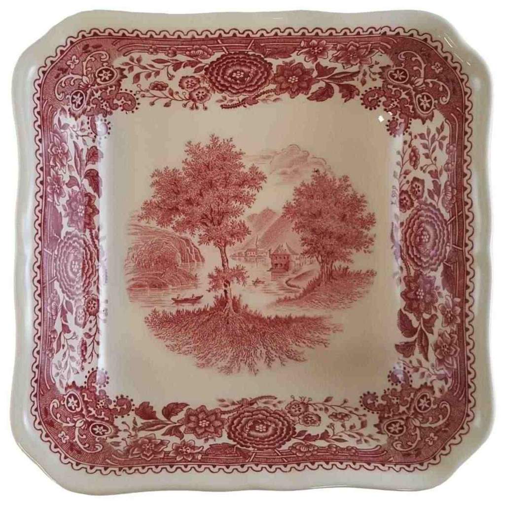 Schale Villeroy & Boch Burgenland Rot gebraucht - sehr gut
