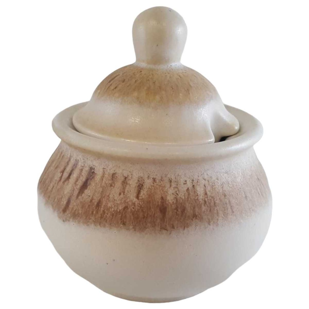 Zuckerdose Silberdistel Fayencen Sahara