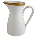 Milchkännchen Goldrand Rosenthal Form 2000 Ätzgoldrand mit Rauten 3702 Weiß gebraucht - sehr gut