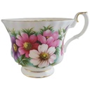 Kaffeetasse Tasse Royal Albert Cosmos October gebraucht - sehr gut