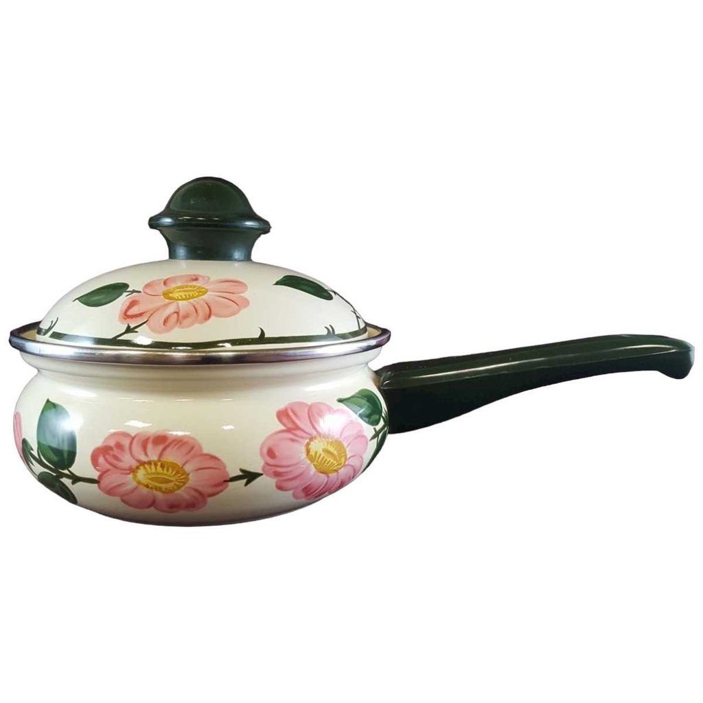 Stieltopf 0,9 L Villeroy & Boch Wildrose gebraucht - gut