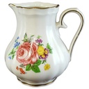 Milchkännchen Goldrand Schirnding Bavaria Blumenmuster mit gebraucht - sehr gut