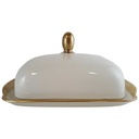 Butterdose Goldrand Eschenbach Alte Formen W501 gebraucht - defekt