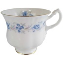 Kaffeetasse Tasse Royal Malvern Blaue Blumenranke Blau gebraucht - sehr gut
