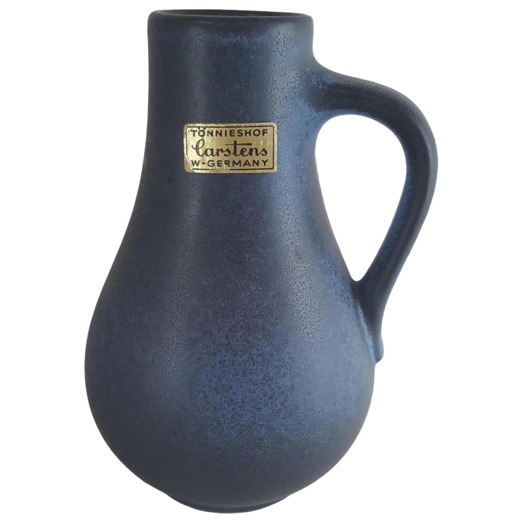 [45811209] Blumenvase Henkelvase Krug 15 cm Carstens Tönnieshof Blau gebraucht - sehr gut