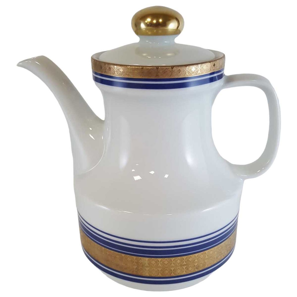 Kaffeekanne 1,5 L Retsch Wunsiedel Kobalt Blau Gold gebraucht - sehr gut