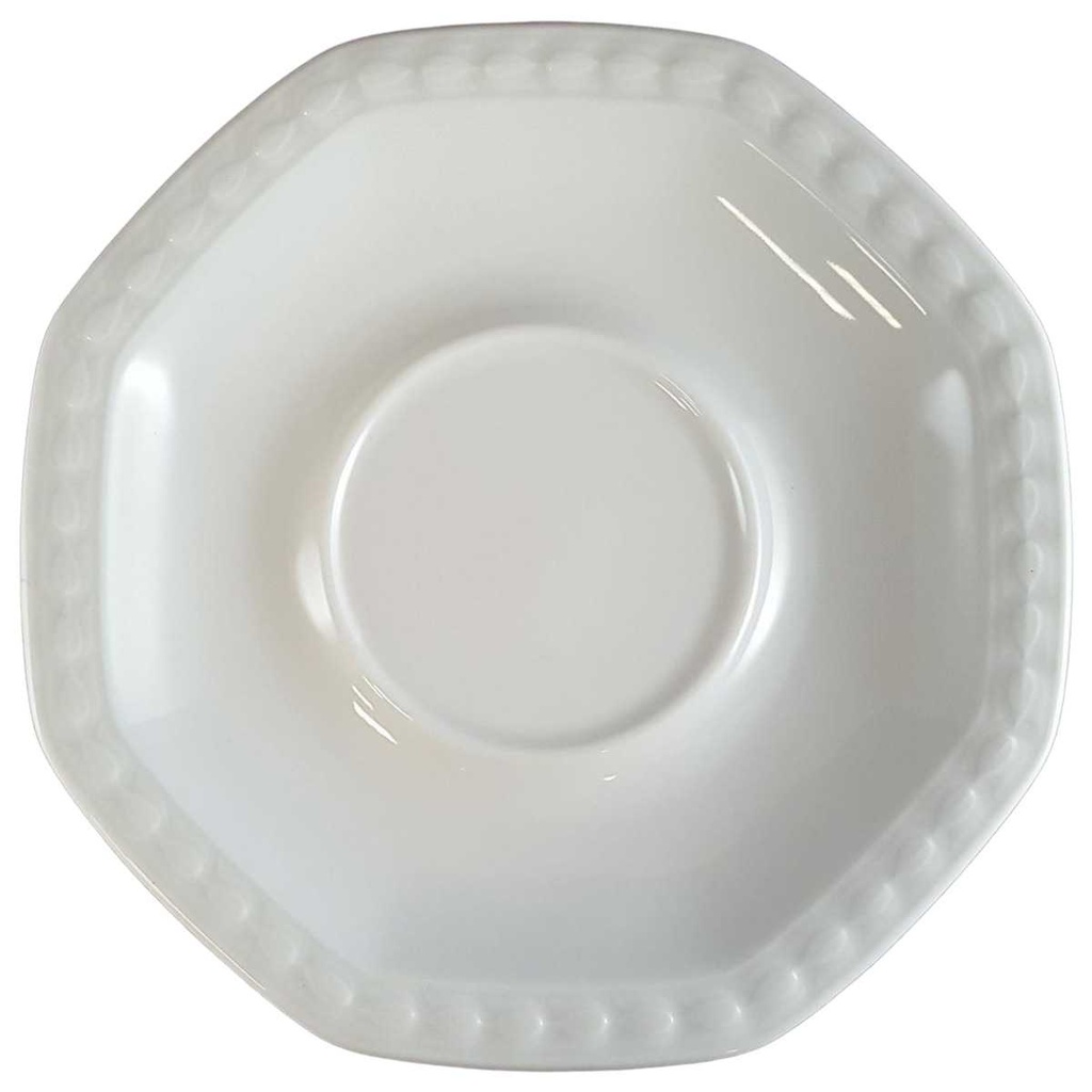 [45811274] Untertasse für Suppe 16 cm Seltmann Weiden Andrea Weiß gebraucht - sehr gut