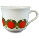 Kaffeetasse Tasse Winterling Röslau Retrodekor Rot grün gebraucht - sehr gut