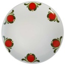 Kuchenteller Dessertteller Frühstücksteller 19,5 cm Winterling Röslau Retrodekor Rot grün gebraucht - gut