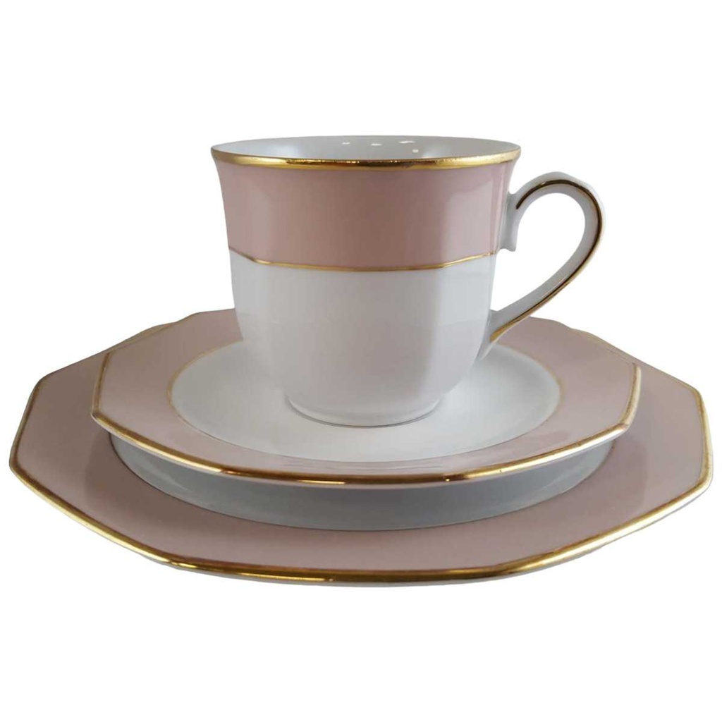[45811388] Kaffeegedeck 3tlg Winterling Kirchenlamitz La Belle Roseband