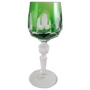 Likörglas Schnapsglas Römerglas Überfangglas Nachtmann Antika Grün Smaragdgrün gebraucht - sehr gut