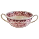 Suppentasse Royal Sphinx Maastricht Old England Rot gebraucht - sehr gut