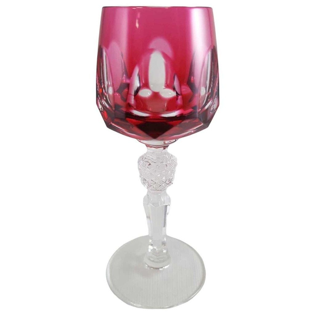 Likörglas Schnapsglas Römerglas Überfangglas Nachtmann Antika Goldrubin gebraucht - sehr gut