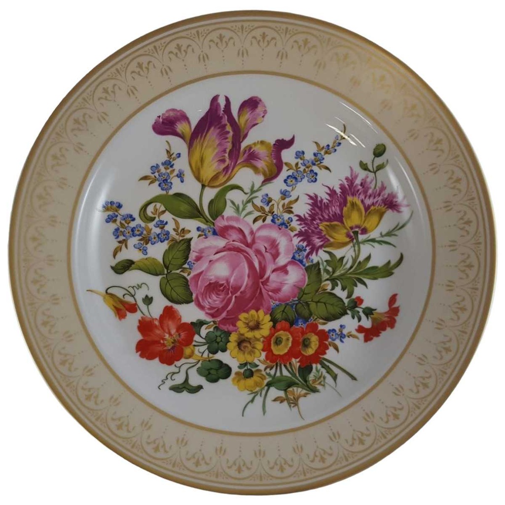 Gourmetteller 33 cm AK Kaiser Porzellan Sanssouci gebraucht - sehr gut