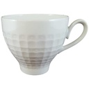 Kaffeetasse Tasse Eschenbach Gitterrelief Weiß gebraucht - sehr gut