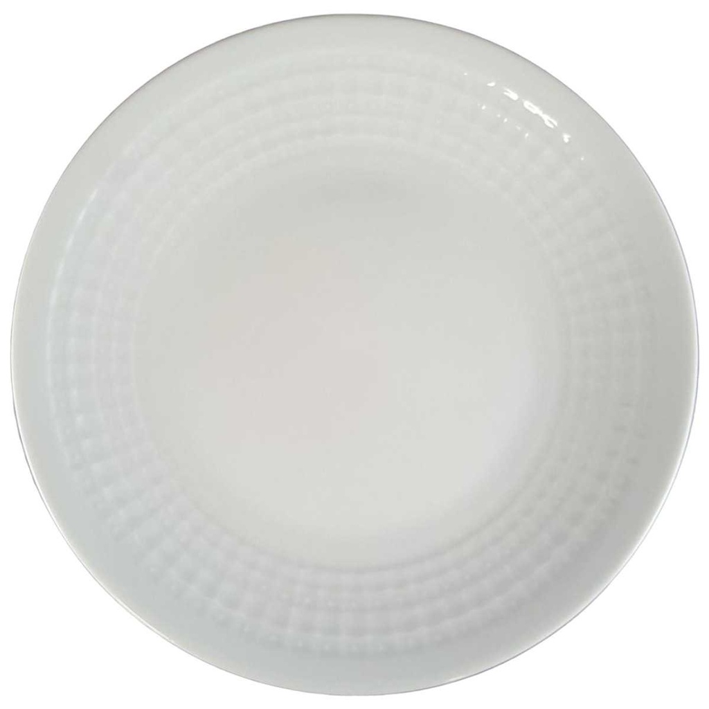 [45811410] Kuchenteller 19 cm Eschenbach Gitterrelief Weiß gebraucht - sehr gut