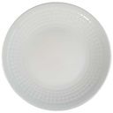 Kuchenteller 19 cm Eschenbach Gitterrelief Weiß gebraucht - sehr gut