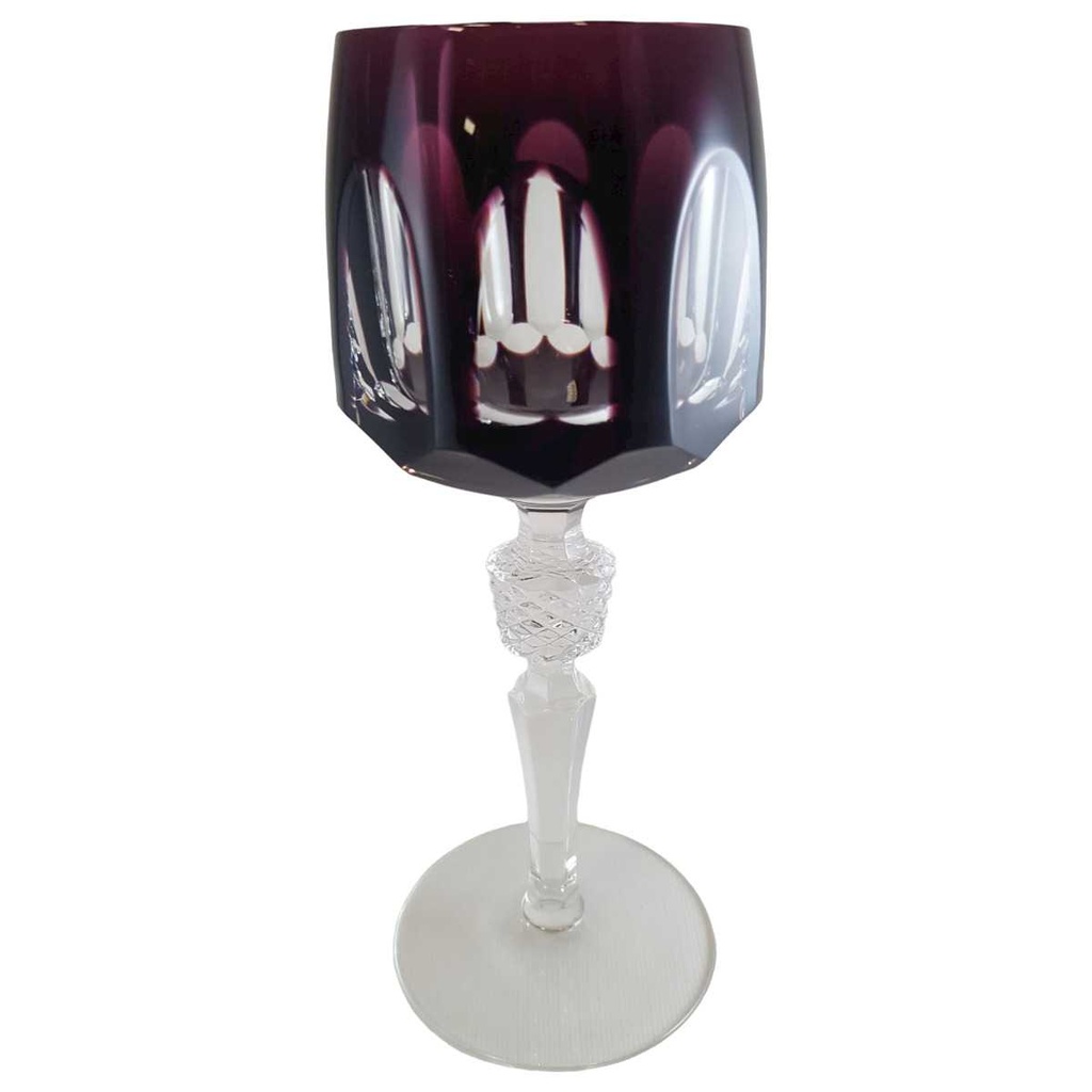 Weinglas Weinrömer Römerglas Überfangglas Nachtmann Antika Amethyst Lila gebraucht - sehr gut