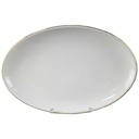 Servierplatte Fleischplatte Goldrand 27,5x18,5 cm Fürstenberg Schloß 644 0801 gebraucht - gut