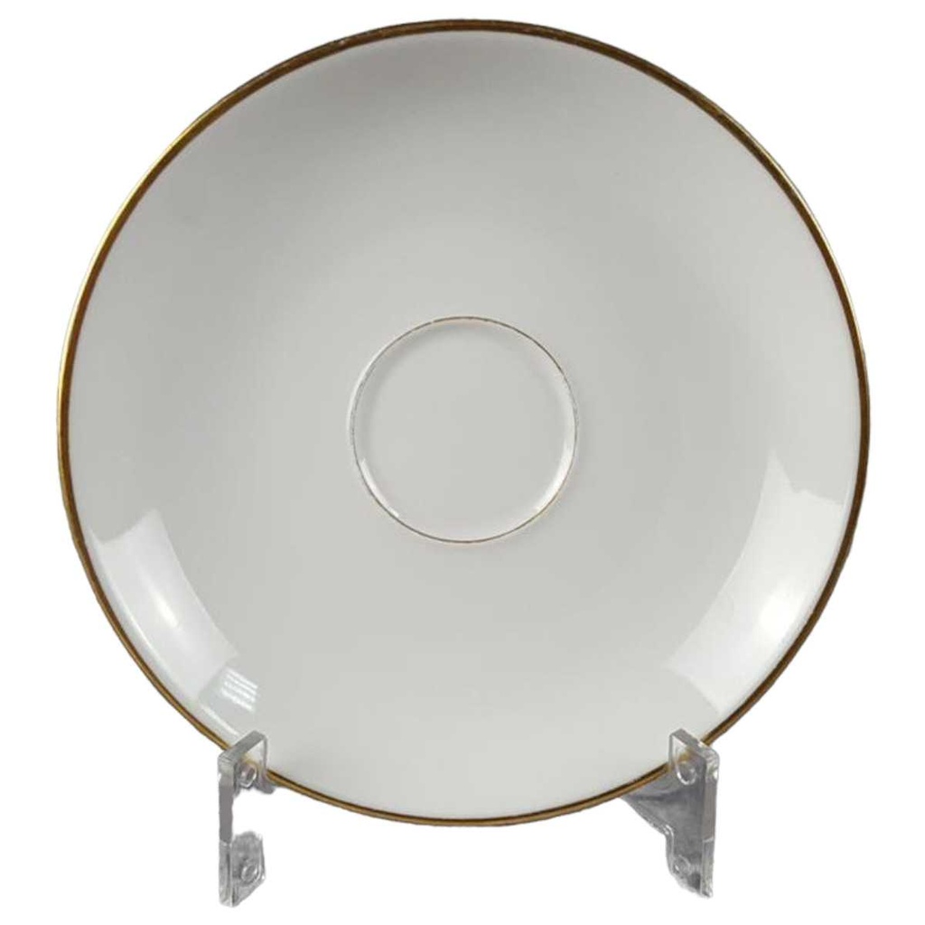 [458114409] Untertasse für Kaffee Goldrand 15 cm Fürstenberg Schloß 644 0801 gebraucht - gut