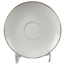 Untertasse Goldrand 15 cm Fürstenberg Schloß 644 0801 gebraucht - gut