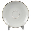 Untertasse Goldrand 15,1 cm Fürstenberg Schloß 644 0801 gebraucht - gut