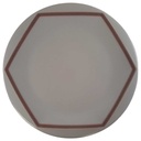 Kuchenteller Dessertteller Frühstücksteller 20,4 cm Rosenthal Favo Linea gebraucht - sehr gut