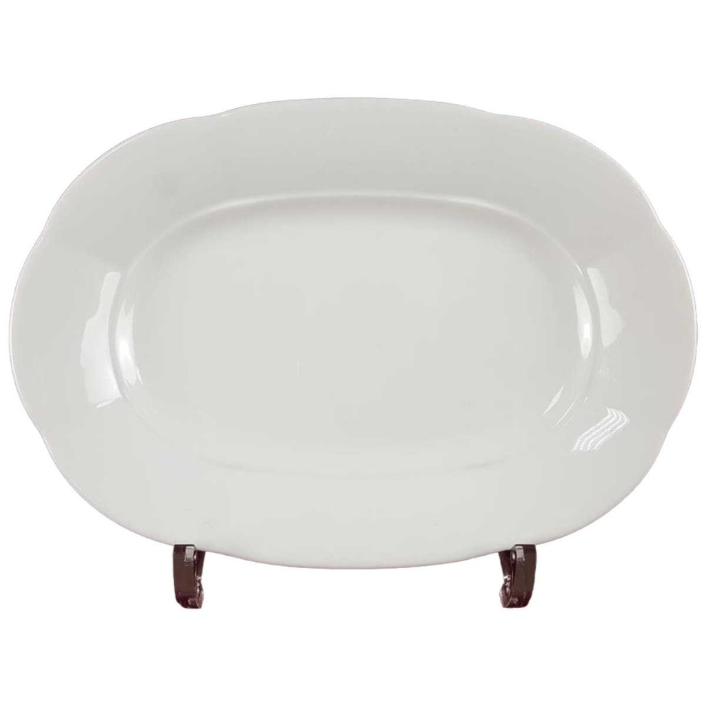 Tablett für Milch und Zucker 21,4x14,9 cm Villeroy & Boch Damasco Weiß gebraucht - akzeptabel
