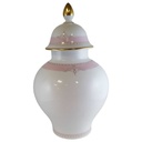 Blumenvase Deckelvase 19 cm AK Kaiser Porzellan Duett K. Nossek Rosa K.Nossek gebraucht - sehr gut