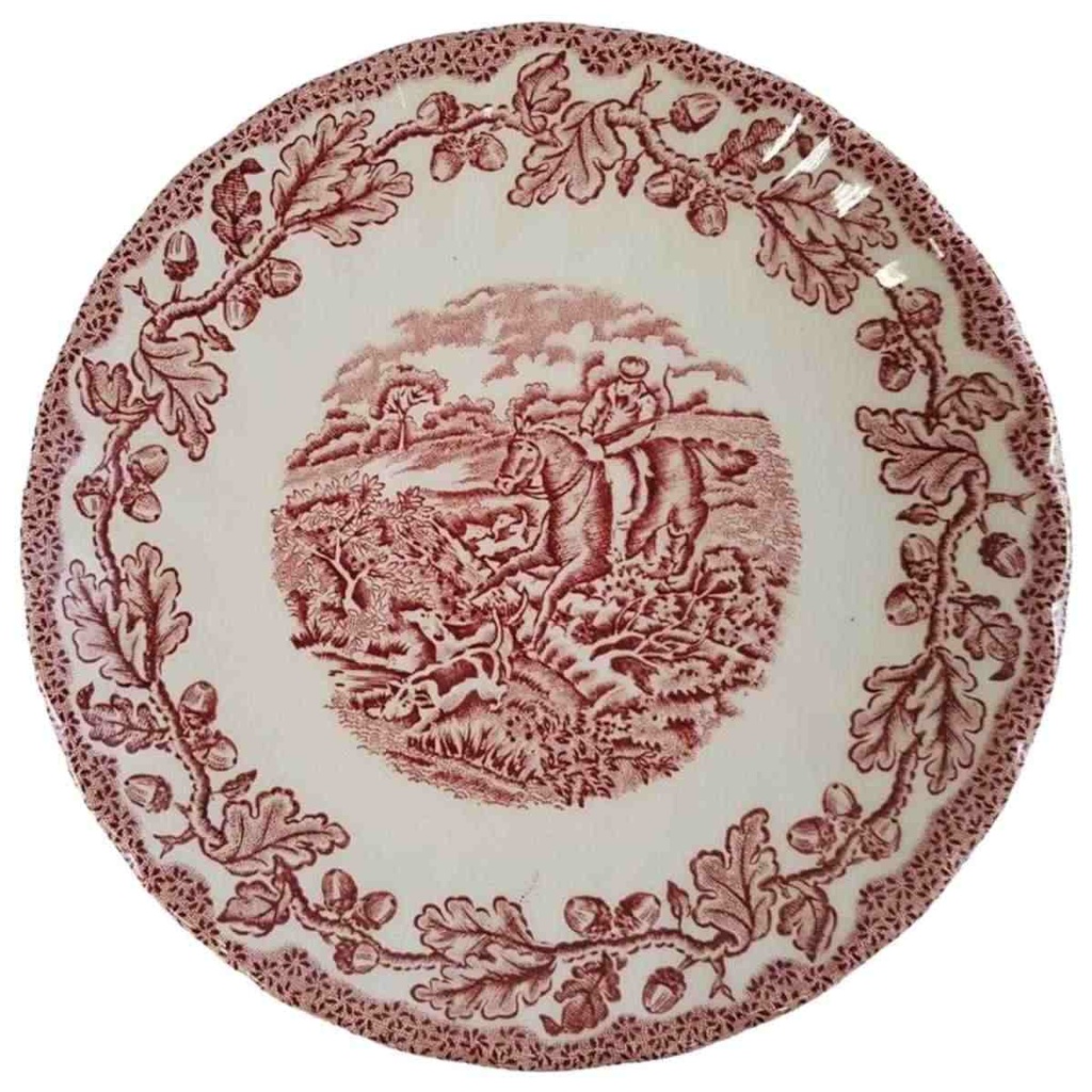 [45811506] Untertasse für Kaffee 14,2 cm Myott Country Life Rot gebraucht - sehr gut