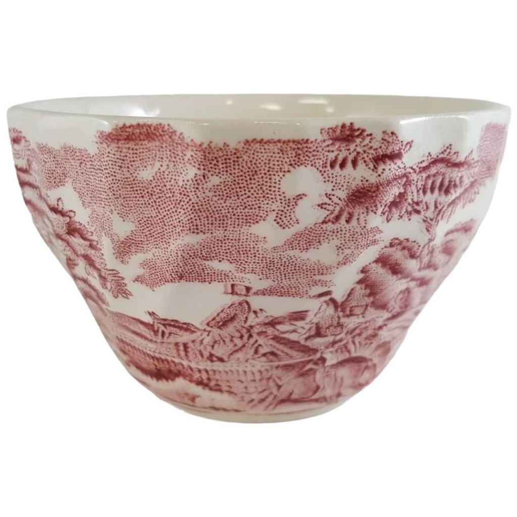 [45811509] Zuckerdose Zuckerschale Myott Country Life Rot gebraucht - gut