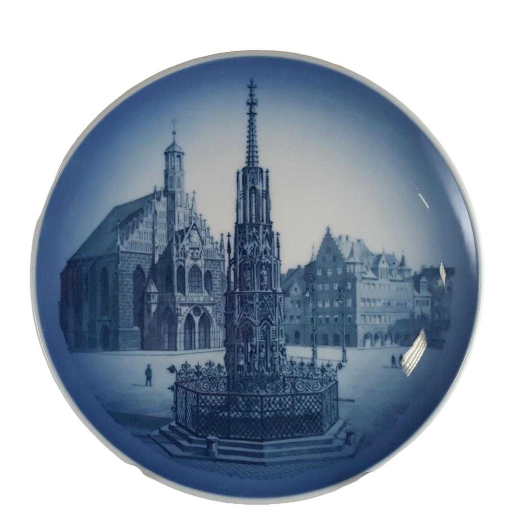 [45811535] Wandteller Sammelteller Royal Copenhagen Blau gebraucht - sehr gut