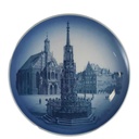 Wandteller Sammelteller Royal Copenhagen Blau gebraucht - sehr gut