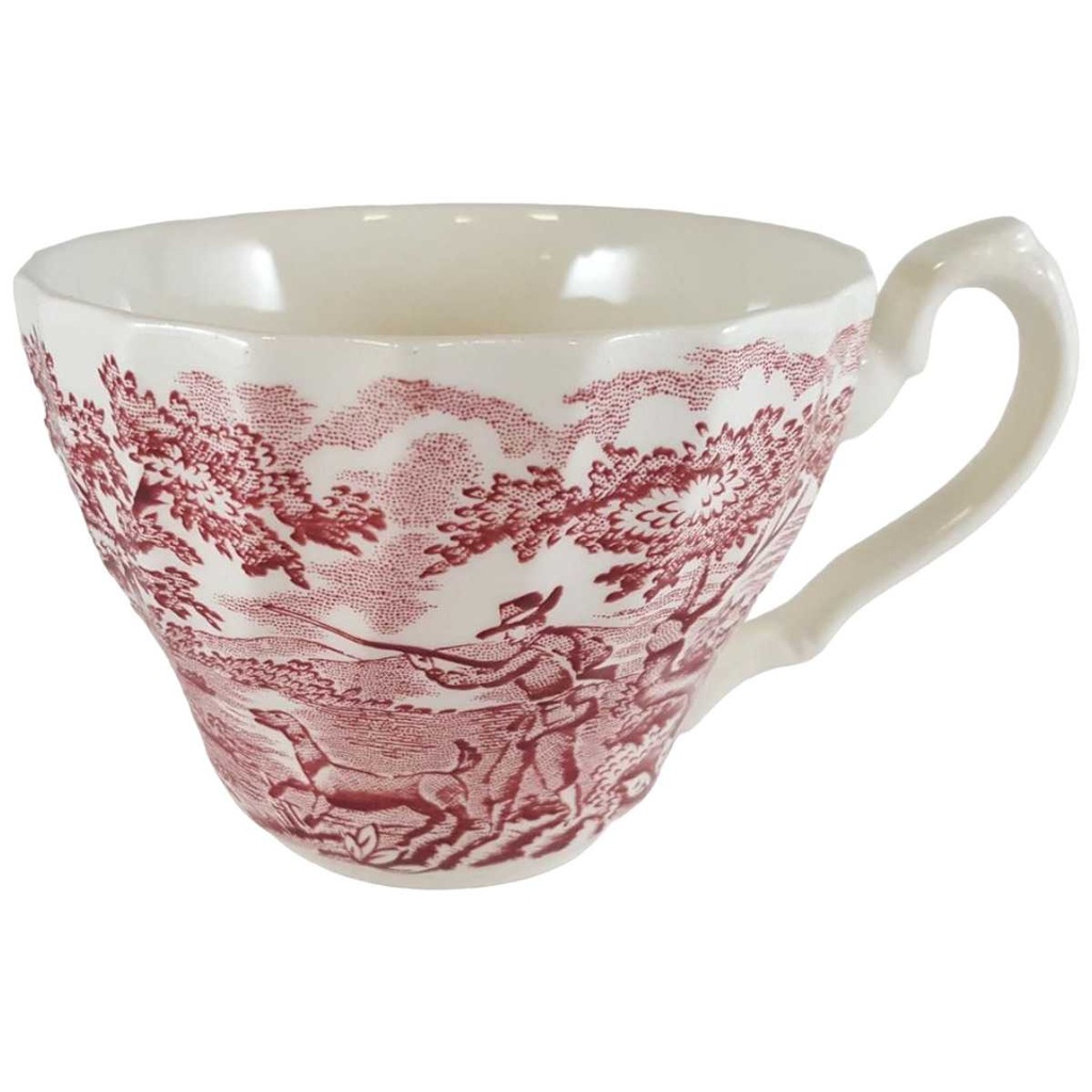 [45811539] Kaffeetasse Tasse Myott The Hunter Rot gebraucht - gut