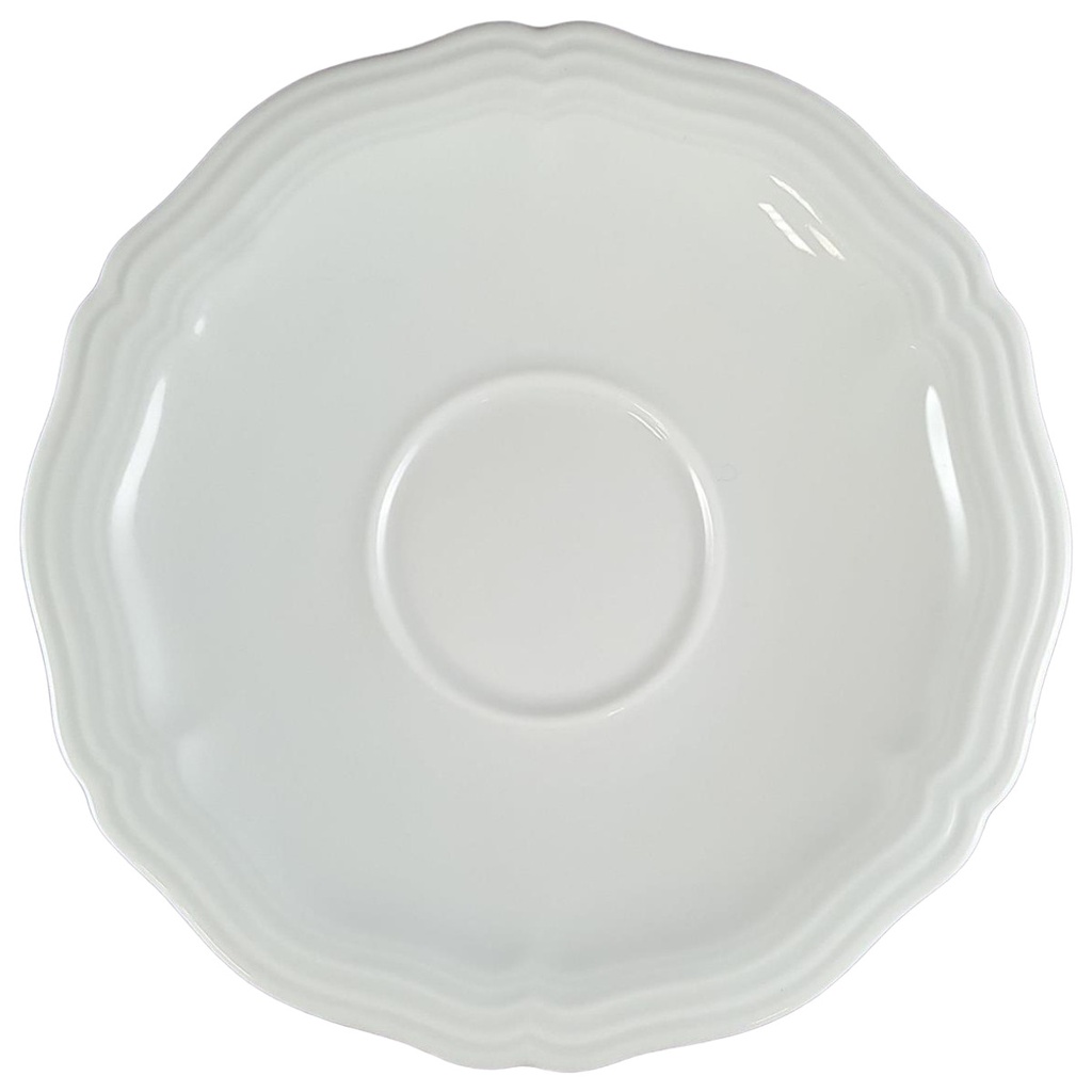 [45811546] Untertasse für Mokka 11,3 cm Rosenthal Chippendale Weiß gebraucht - sehr gut