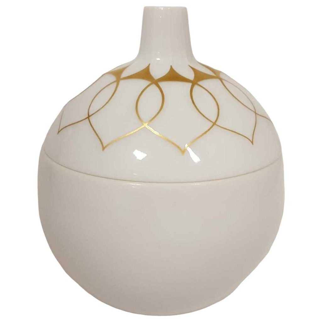 [4581156] Zuckerdose Rosenthal Lotus Goldsilhouette Björn Wiinblad gebraucht - sehr gut