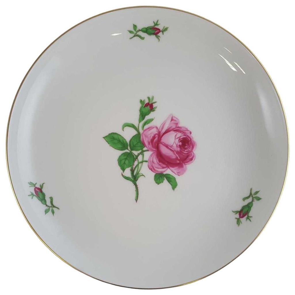 [45811600] Kuchenteller Dessertteller Frühstücksteller 1,3 L 18 cm Fürstenberg Alt Rote Rose 02171