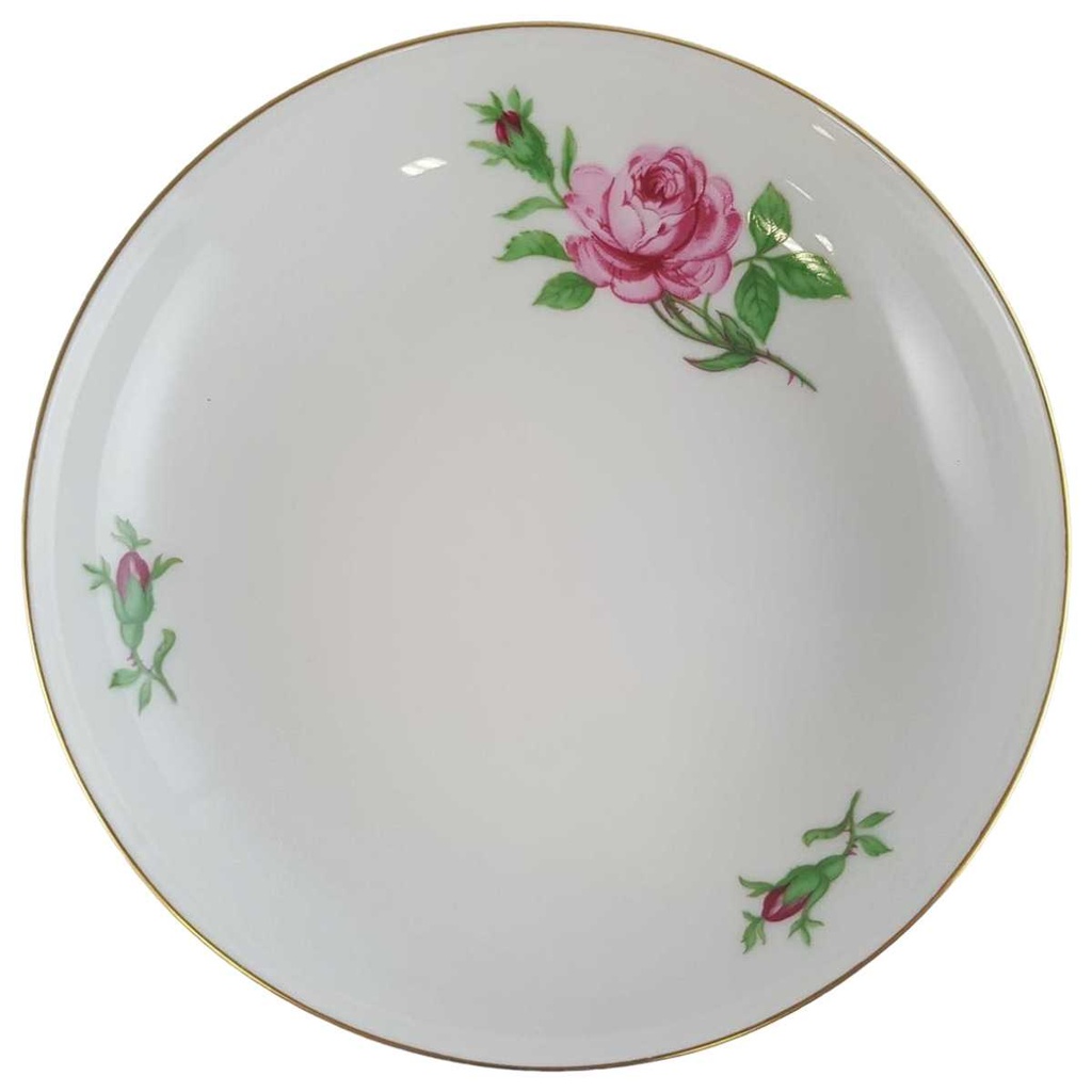 Untertasse für Kaffee ohne Spiegel 13,5 cm Fürstenberg Alt Rote Rose 02171