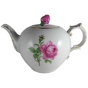 Teekanne 1 L Fürstenberg Alt Rote Rose 02171