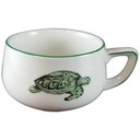 Mokkatasse/Suppentasse Tasse Espressotasse Thomas Porzellan Lacroix Schildkröte Grün gebraucht - sehr gut