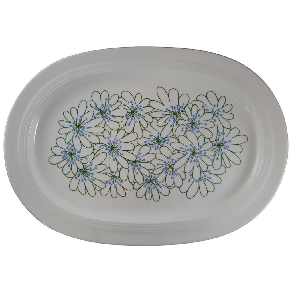 [45811631] Servierplatte Speiseplatte Fleischplatte Steakplatte 33,2x23,5 cm Melitta Jeverland Comtesse gebraucht - sehr gut