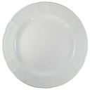 Speiseteller Essteller 24,8 cm Retsch Wunsiedel Relief weiß gebraucht - gut