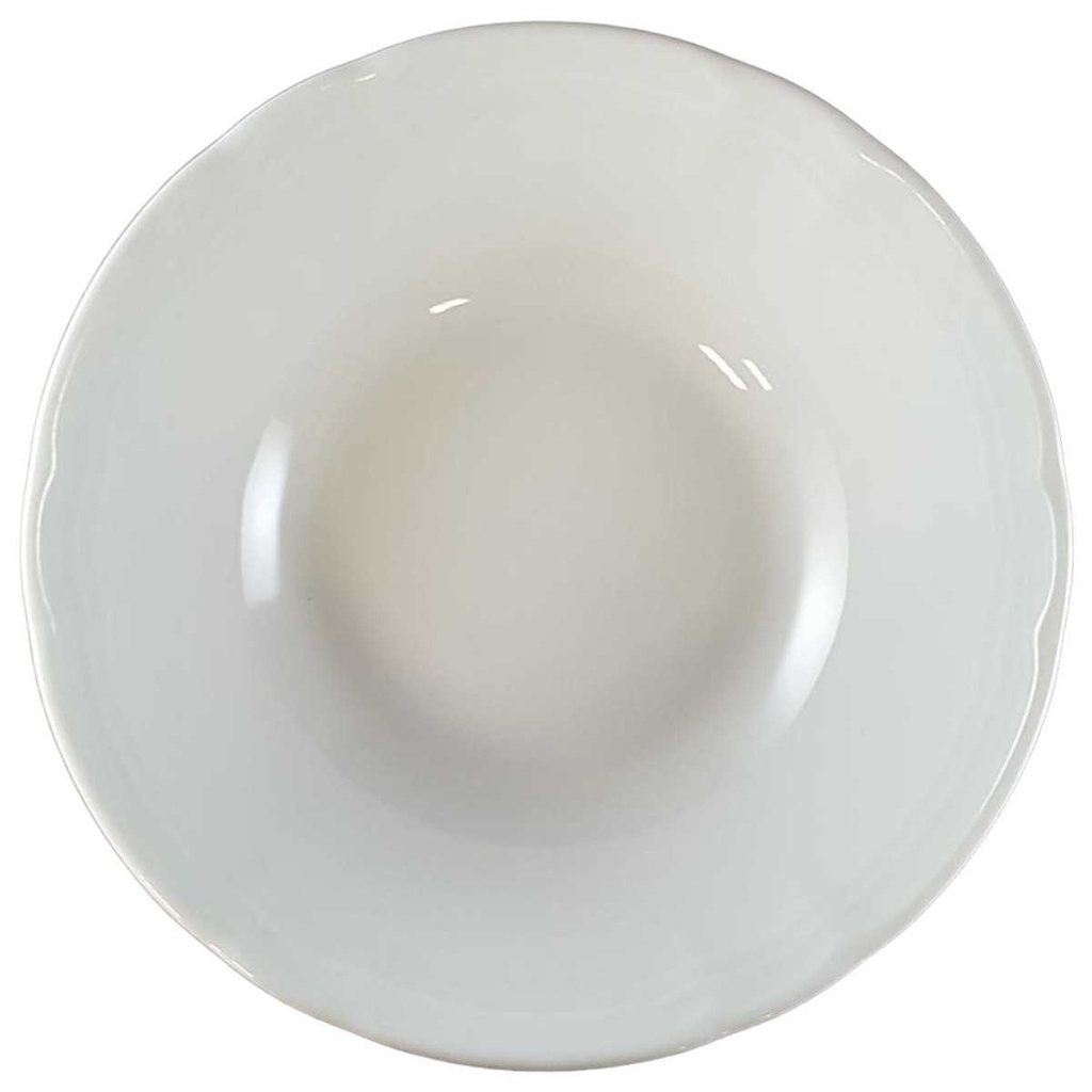 [45811640] Schale Salatschale 16,3 cm Retsch Wunsiedel Relief weiß gebraucht - akzeptabel