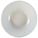 Schale Salatschale 16,3 cm Retsch Wunsiedel Relief weiß gebraucht - akzeptabel