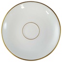 Untertasse für Mokka Goldrand 11,1 cm Fürstenberg Schloß 644 0801 gebraucht - sehr gut